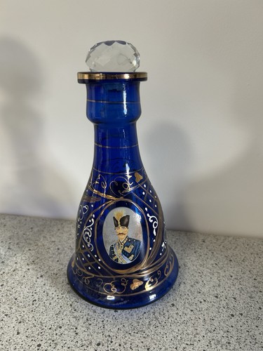 Persisches blauglas karaffe - persisches,