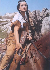 Uschi Glas orig. Autogramm 13x18 WINNETOU