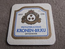 Bierdeckel ,  Privatbrauerei Kronen - Bräu , Ottensoos