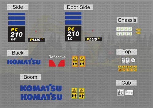 Komatsu pc210lc bagger - komatsu, pc210lc-10