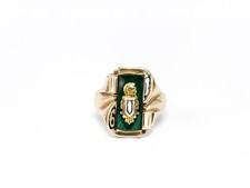 High school college ring - school,