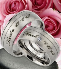 2 Trauringe Eheringe mit