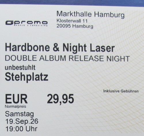 Konzerttickets für hardbone - konzerttickets,