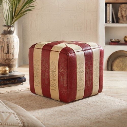 Vintage sitzhocker pouf im - sitzhocker, /