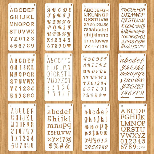 Buchstaben schablone - buchstaben,