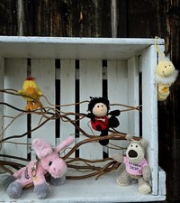 Sammler-Set Plüsch-Anhänger von NICI Heunec & Boodie 5 Süße Figuren Tiere