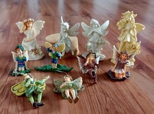 Fantasyfiguren 10 Elfen, stehend, sitzend und hängend