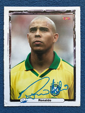 BRAVO Sport Sammelkarte ++ Ronaldo ++ Brasilien Autogrammkarte