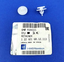 2x Originale Opel Klammern Schutzzierleiste Seitenwand Hinten Corsa C - 9184331