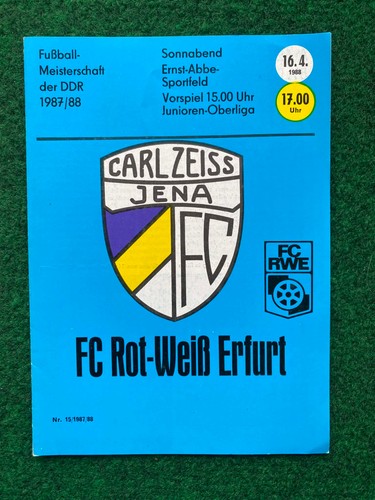 Fußballprogramm iéna fc - iéna,