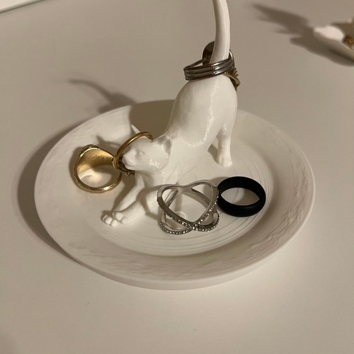 Ringhalter katze bügelbar - ringhalter,