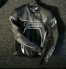 FLM Sports Leder Motorradjacke