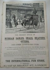 Antike große PELZLADEN