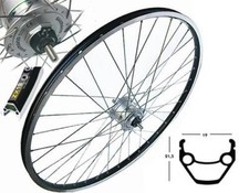 26 Zoll Vorderrad Laufrad Nabendynamo Hohlkammer geöst Shimano DH-C3003 ATB, MTB