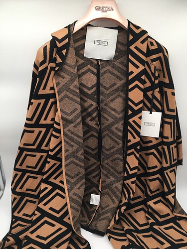Damen poncho schal strick - schal,,