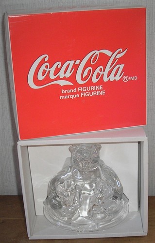 Coca cola polarbär glas figur - cola,