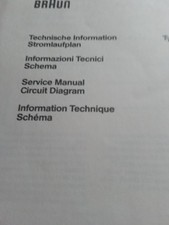 Stromlaufplan vom BRAUN TV 3