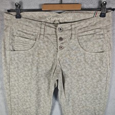 Gang Jeans Damen Hose Gr. 28 Beige Valencia straight Jeanshose Baumwolle elastha