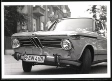 Fotografie Auto BMW 02, Sportwagen mit eingedrückter Front, Unfallwagen Kennzei 