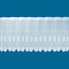 Aria Faux Makramee Spitze Design weiß Fenster Café Netz Vorhang-verkauft in Set Größen