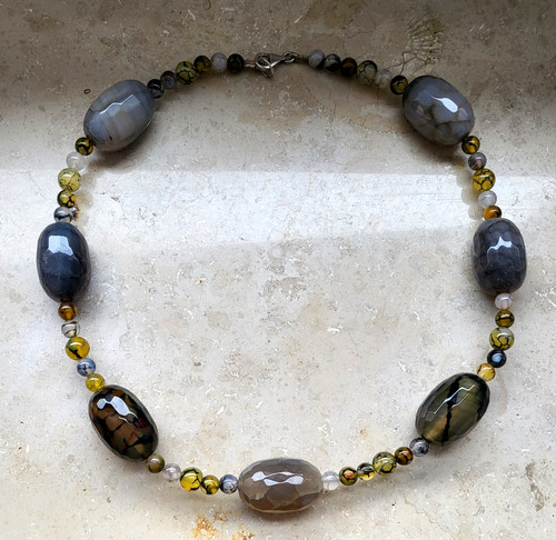 Vintage halskette collier - halskette,