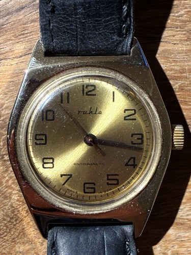 Ruhla armbanduhr goldfarben - ruhla,