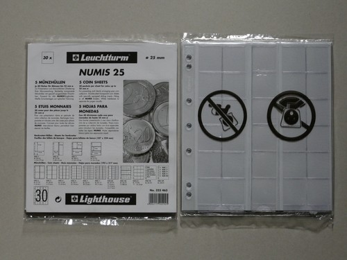 Leuchtturm hüllen numis - 5, 25