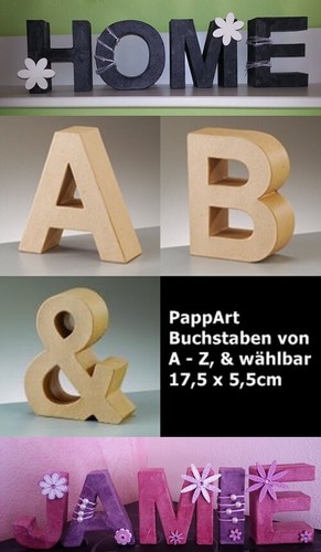 Pappbuchstaben pappart - pappbuchstaben,