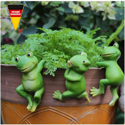 Hängende frosch dekor set - frosch,