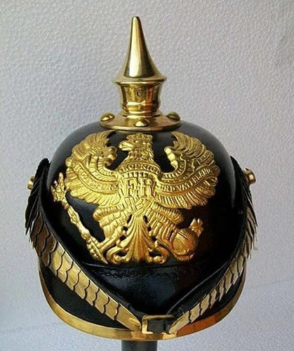 Deutsche pickelhaube leder - deutsche,