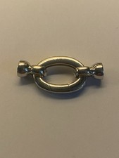 Moderne kräftige Silberschließe für Perlenketten 925/000