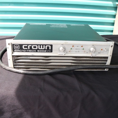Crown macro tech - crown, 5002vz