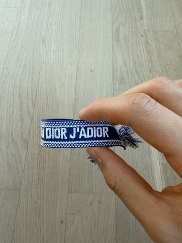 Dior adior stoffarmband blau - stoffarmband,