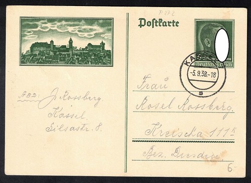 Deutsches reich 1938 ganzsache - reich,