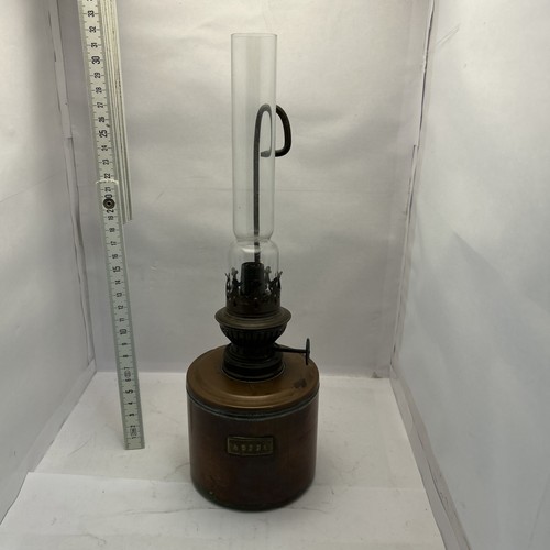 Petroleumlampe antik kupfer - petroleumlampe,