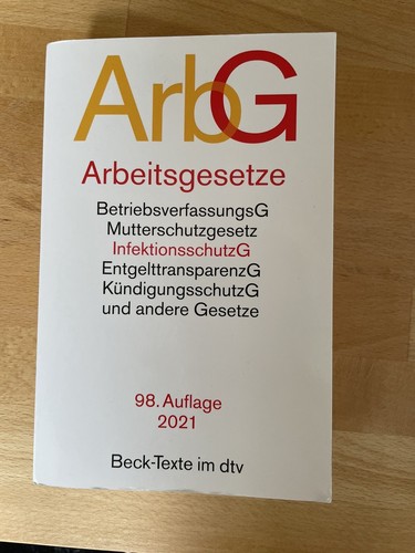 Arbeitsgesetze beck 2021 - arbeitsgesetze,
