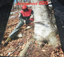 Jonsered 820 Motorsäge-Alter Prospekt-Infos/Daten uvm-Waldarbeit/Landwirtschaft