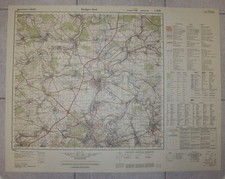Topographische Karte 1:50 000