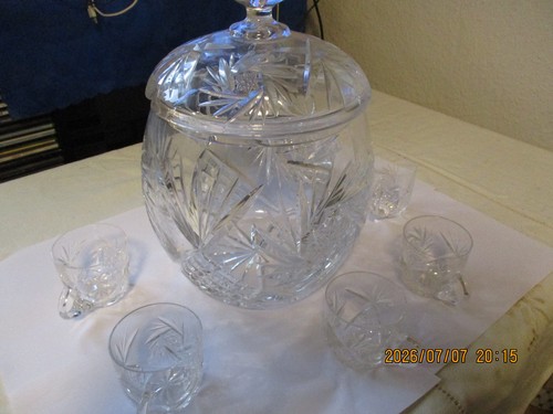 Bleikristall bowleschale mit - bleikristall-bowleschale,