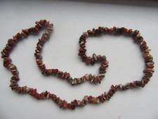 Mineralien, Esoterik, Schmuck, Karneol Halskette 68 cm