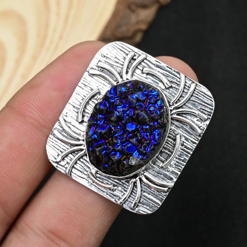Titanium druzy edelstein - titanium,