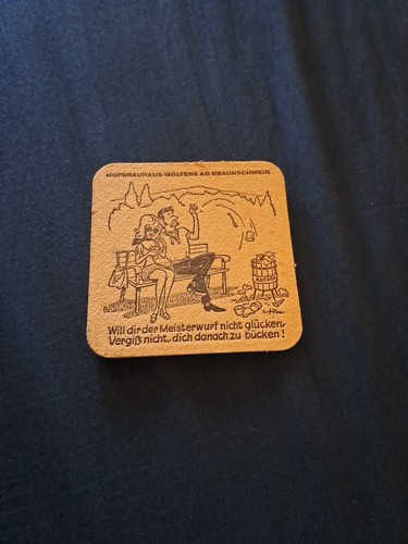 Alter bierdeckel wolters - bierdeckel,