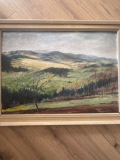 Vintage Ölgemälde 1979 Signiert /Holz 80x60 Cm Bild