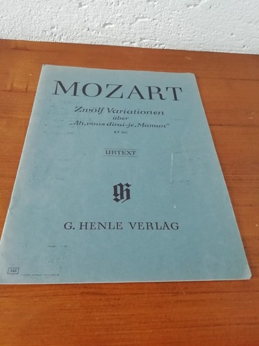 Notenheft mozart zwölf - notenheft,