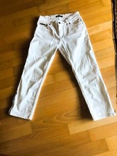 weisse Damenjeans capri, Gr