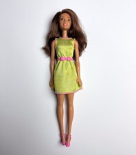 Barbie Puppe Fashionista braune Haare Mattel Sammler Top Zustand 
