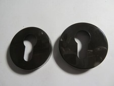 2x HEWI Schlüsselrosette nur Abdeckung Braun Durchmesser 5,4cm  10 mm dick