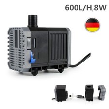 600L/H ECO Aquarium Pumpe Tauchpumpe Filterpumpe Teichpumpe Bachlaufpumpe 8W