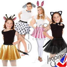 Mädchen HEXEN Kostüm KATZE HASE GIRAFFE Halloween TIER Kostüm KOSTÜM