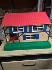 Altes Puppenhaus Mit Viel Möbelstücken Nostalgie TOP Antik